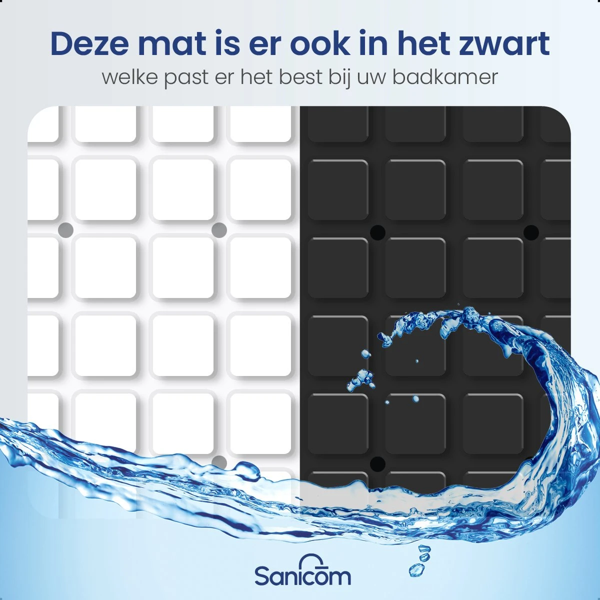 Merkloos Badmat Antislip - Douchemat - Antislipmat Bad - Antislipmat Douche - Schimmelbestendig - Met Zuignappen - Wasbaar - Wit 7 Merkloos Badmat Antislip - Douchemat - Antislipmat Bad - Antislipmat Douche - Schimmelbestendig - Met Zuignappen - Wasbaar - Wit - Afbeelding 7