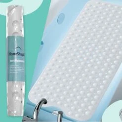 The Original - Badmat Antislip - Wit - 100x40cm - Antislipmat Douchemat Voor Bad & Douche - Anti Slip Mat Met Zuignappen -Merkloos Verkoop 1200x1200 3476