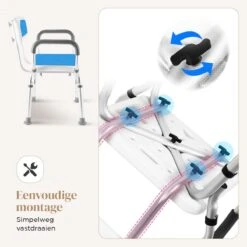 BY JRM Douchestoel En Douchekruk Met Afneembare Rugleuning En Armleuning – 30 Dagen Uitproberen -anti Slip – Verstelbare Hoogte - Douchekrukje - Blauw 15 BY JRM Douchestoel En Douchekruk Met Afneembare Rugleuning En Armleuning – 30 Dagen Uitproberen -anti Slip – Verstelbare Hoogte - Douchekrukje - Blauw -Merkloos Verkoop 1200x1200 3503