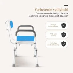 BY JRM Douchestoel En Douchekruk Met Afneembare Rugleuning En Armleuning – 30 Dagen Uitproberen -anti Slip – Verstelbare Hoogte - Douchekrukje - Blauw 16 BY JRM Douchestoel En Douchekruk Met Afneembare Rugleuning En Armleuning – 30 Dagen Uitproberen -anti Slip – Verstelbare Hoogte - Douchekrukje - Blauw -Merkloos Verkoop 1200x1200 3504