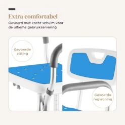 BY JRM Douchestoel En Douchekruk Met Afneembare Rugleuning En Armleuning – 30 Dagen Uitproberen -anti Slip – Verstelbare Hoogte - Douchekrukje - Blauw 18 BY JRM Douchestoel En Douchekruk Met Afneembare Rugleuning En Armleuning – 30 Dagen Uitproberen -anti Slip – Verstelbare Hoogte - Douchekrukje - Blauw -Merkloos Verkoop 1200x1200 3506