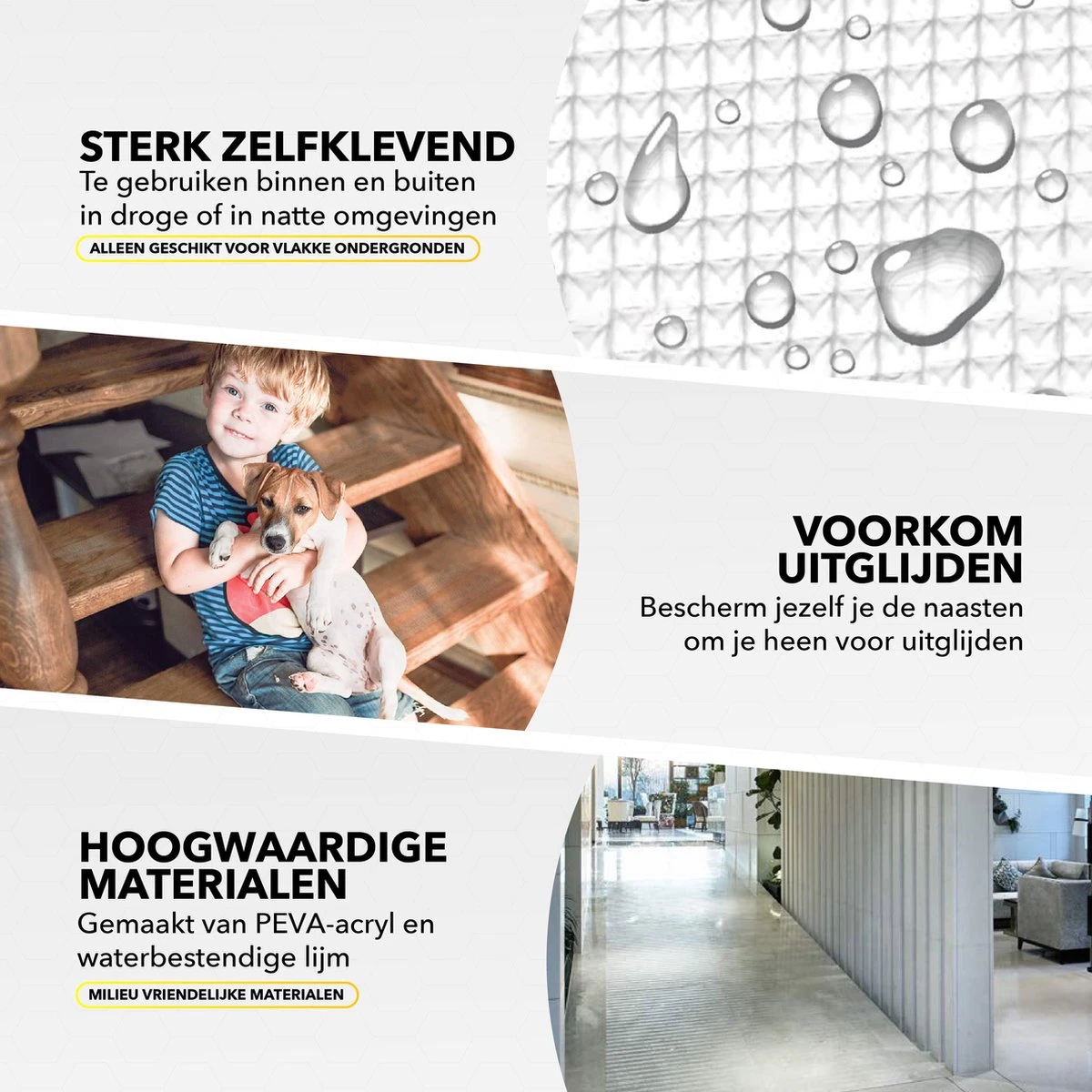 RX Goods 25 Stuks Zelfklevende Anti Slip Strips Stickers – 2 Cm X 40 Cm - Met Schraper – Transparante Tape 3 RX Goods 25 Stuks Zelfklevende Anti Slip Strips Stickers – 2 Cm X 40 Cm - Met Schraper – Transparante Tape - Afbeelding 3