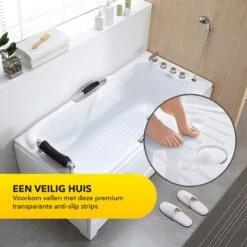 RX Goods 25 Stuks Zelfklevende Anti Slip Strips Stickers – 2 Cm X 40 Cm - Met Schraper – Transparante Tape 10 RX Goods 25 Stuks Zelfklevende Anti Slip Strips Stickers – 2 Cm X 40 Cm - Met Schraper – Transparante Tape -Merkloos Verkoop 1200x1200 3576