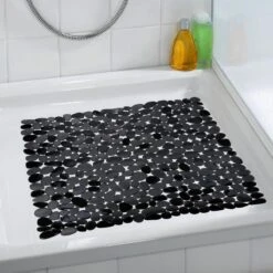 WENKO Anti-slip Douchemat Paradise 54x54cm Zwart - Antislipmat -Merkloos Verkoop 1200x1200 3610