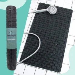 The Original - Douchemat Antislip - Zwart - 70x40cm - Antislipmat Badmat Voor Bad & Douche - Anti Slip Mat Met Zuignappen -Merkloos Verkoop 1200x1200 3656