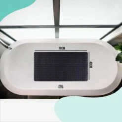 The Original - Douchemat Antislip - Zwart - 70x40cm - Antislipmat Badmat Voor Bad & Douche - Anti Slip Mat Met Zuignappen -Merkloos Verkoop 1200x1200 3658