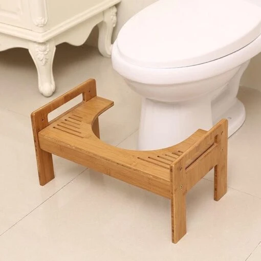Merkloos Decopatent® Bamboe Toiletkrukje - WC Krukje - Juiste Zithouding Op Het Toilet - Betere Stoelgang Door Natuurlijke Hurkhouding -Merkloos Verkoop 1200x1200 3705