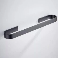 Handdoekrek 30 Cm Zonder Boren - Badkamer - Badkameraccesoires - Badkamermeubel - Handdoekstang - Doucherek - Mat Zwart -Merkloos Verkoop 1200x1200 4