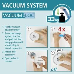 WENKO Vacuum-Loc Toiletrolhouder Milazzo Chroom - WC Rolhouder - Bevestigen Zonder Boren -Merkloos Verkoop 1200x1200 503