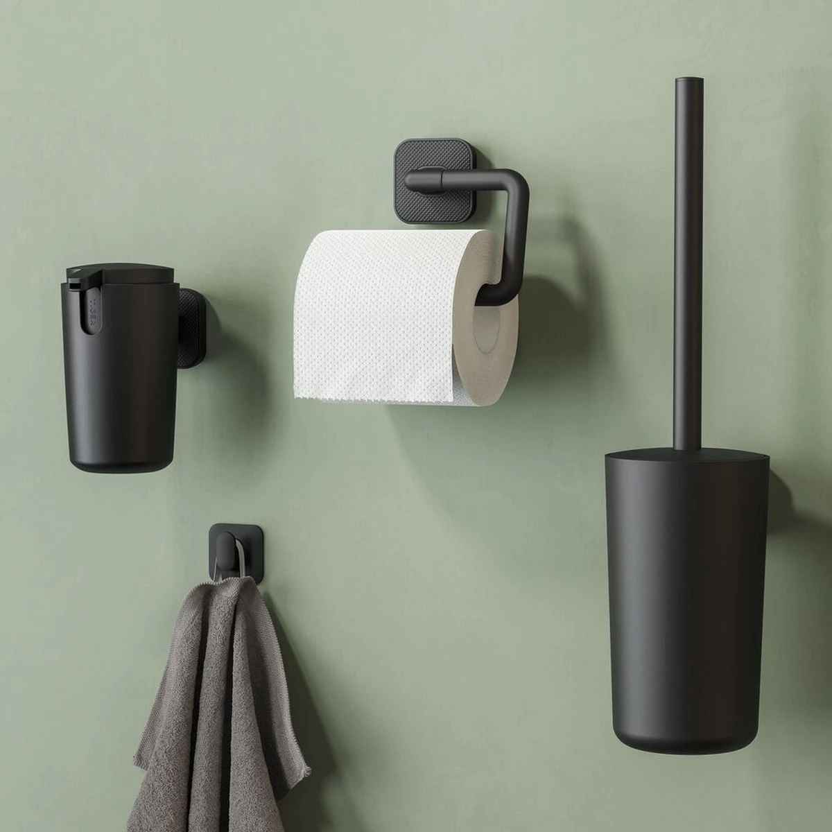 Tiger Carv - Toiletrolhouder Zonder Klep - Zwart 3 Tiger Carv - Toiletrolhouder Zonder Klep - Zwart - Afbeelding 3