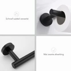 Merkloos Toiletrolhouder Zwart - Wc Rolhouder - Zwart - Toilet Rolhouder - Badkamer Accessoires - Toiletrolhouders 10 Merkloos Toiletrolhouder Zwart - Wc Rolhouder - Zwart - Toilet Rolhouder - Badkamer Accessoires - Toiletrolhouders -Merkloos Verkoop 1200x1200 531