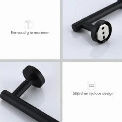 Merkloos Toiletrolhouder Zwart - Wc Rolhouder - Zwart - Toilet Rolhouder - Badkamer Accessoires - Toiletrolhouders 11 Merkloos Toiletrolhouder Zwart - Wc Rolhouder - Zwart - Toilet Rolhouder - Badkamer Accessoires - Toiletrolhouders -Merkloos Verkoop 1200x1200 532