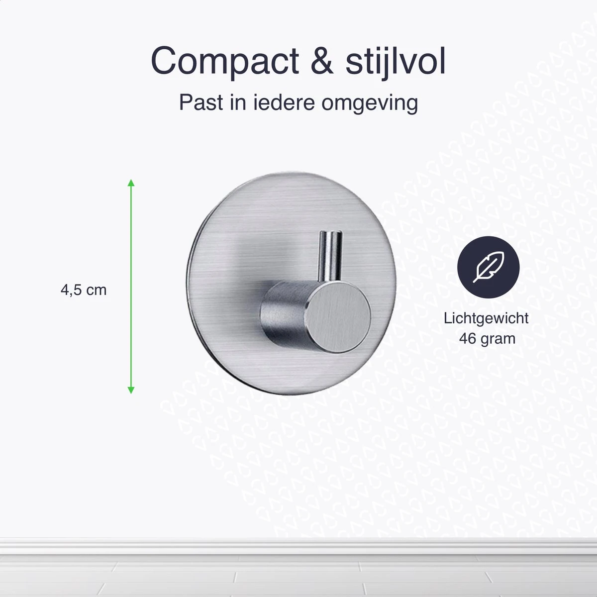 4x Handdoekhaakjes (Zelfklevend) Van RVS Zilver – Zelfklevende Haakjes – Wandhaak – Handdoekhouder – Ophanghaken Voor Keuken Of Badkamer (Accessoires) 3 4x Handdoekhaakjes (Zelfklevend) Van RVS Zilver – Zelfklevende Haakjes – Wandhaak – Handdoekhouder – Ophanghaken Voor Keuken Of Badkamer (Accessoires) - Afbeelding 3