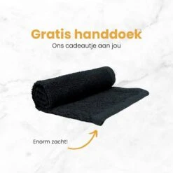Handdoekrek Dubbele Stang Zonder Boren - Handdoekrek Badkamer - Handdoekhouder - Handdoekstang - Zelfklevend - 60CM - Gratis Handdoek -Merkloos Verkoop 1200x1200 585