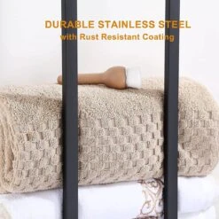 Handdoekrek - 40 Cm - RVS - Handdoekhouder BaderiQ Paris Small - MODEL 2023 - Badkamer Of Toiletruimte - Schroeven Of Plakken - Handdoekenhouders - Handdoekhaak - Rvs Mat Zwart Poedercoating - Small H40xB20xD14 - Ook Beschikbaar In 70 Cm 16 Handdoekrek - 40 Cm - RVS - Handdoekhouder BaderiQ Paris Small - MODEL 2023 - Badkamer Of Toiletruimte - Schroeven Of Plakken - Handdoekenhouders - Handdoekhaak - Rvs Mat Zwart Poedercoating - Small H40xB20xD14 - Ook Beschikbaar In 70 Cm -Merkloos Verkoop 1200x1200 647