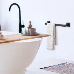 Handdoekrek - RVS - Badkameraccessoires - Keukenaccessoires - Mat Zwart - 40 Cm 13 Handdoekrek - RVS - Badkameraccessoires - Keukenaccessoires - Mat Zwart - 40 Cm -Merkloos Verkoop 1200x1200 653