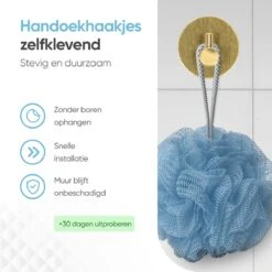 Trendfield Handdoekhaakjes Zelfklevend Goud - 2 Ronde Gouden Handdoek Haakjes - Handdoekhaak - Goud 11 Trendfield Handdoekhaakjes Zelfklevend Goud - 2 Ronde Gouden Handdoek Haakjes - Handdoekhaak - Goud -Merkloos Verkoop 1200x1200 678
