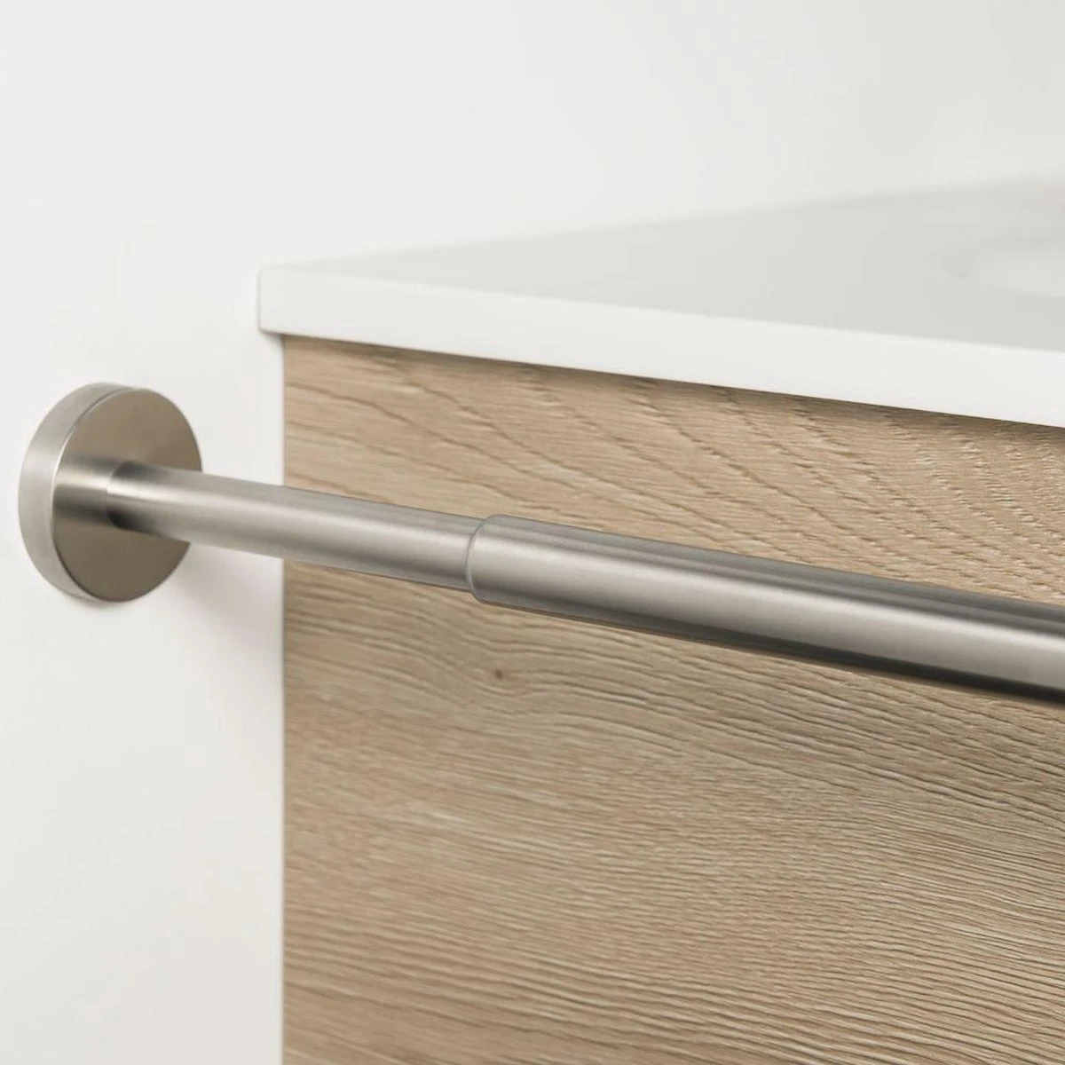 Tiger Boston - Telescopisch Handdoekrek - RVS Geborsteld 6 Tiger Boston - Telescopisch Handdoekrek - RVS Geborsteld - Afbeelding 6