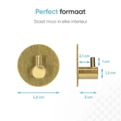 Trendfield Handdoekhaakjes Zelfklevend Goud - 2 Ronde Gouden Handdoek Haakjes - Handdoekhaak - Goud 13 Trendfield Handdoekhaakjes Zelfklevend Goud - 2 Ronde Gouden Handdoek Haakjes - Handdoekhaak - Goud -Merkloos Verkoop 1200x1200 680