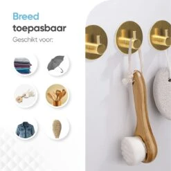 Trendfield Handdoekhaakjes Zelfklevend Goud - 2 Ronde Gouden Handdoek Haakjes - Handdoekhaak - Goud 17 Trendfield Handdoekhaakjes Zelfklevend Goud - 2 Ronde Gouden Handdoek Haakjes - Handdoekhaak - Goud -Merkloos Verkoop 1200x1200 684