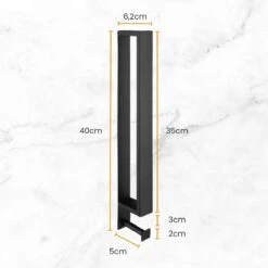 Home4u® - Handdoekrek Badkamer - Handdoekstang - Handdoekenrek Badkamer - 40CM - Met Hanger -Merkloos Verkoop 1200x1200 760