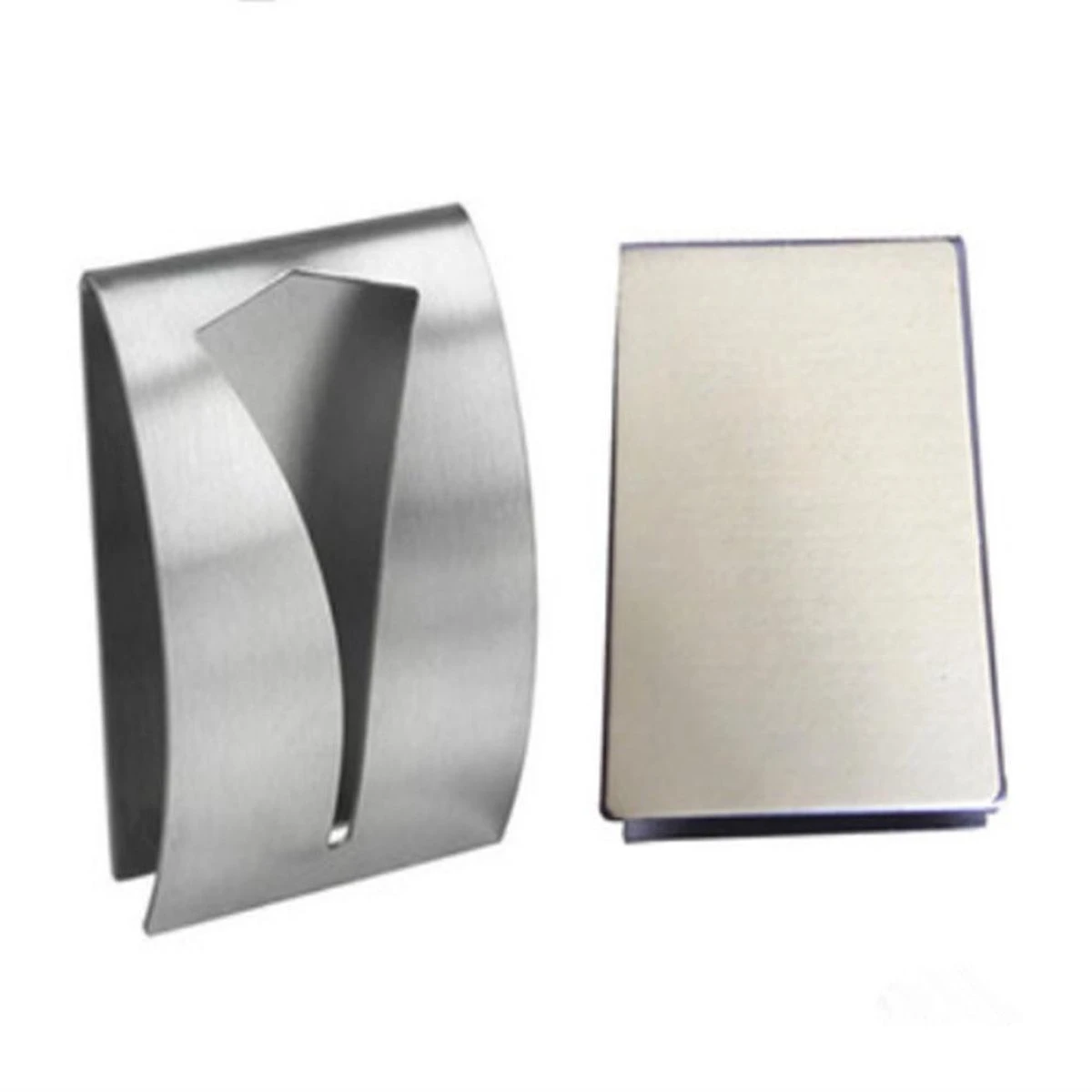 QUVIO Handdoek Houder RVS - Handdoek Of Theedoek Klem Met Plakstrip Voor In Keuken, Badkamer, Toilet Of Bijkeuken - Strak Design En Geen Schroeven Nodig - Staal - Klem - Theedoek 3 QUVIO Handdoek Houder RVS - Handdoek Of Theedoek Klem Met Plakstrip Voor In Keuken, Badkamer, Toilet Of Bijkeuken - Strak Design En Geen Schroeven Nodig - Staal - Klem - Theedoek - Afbeelding 3