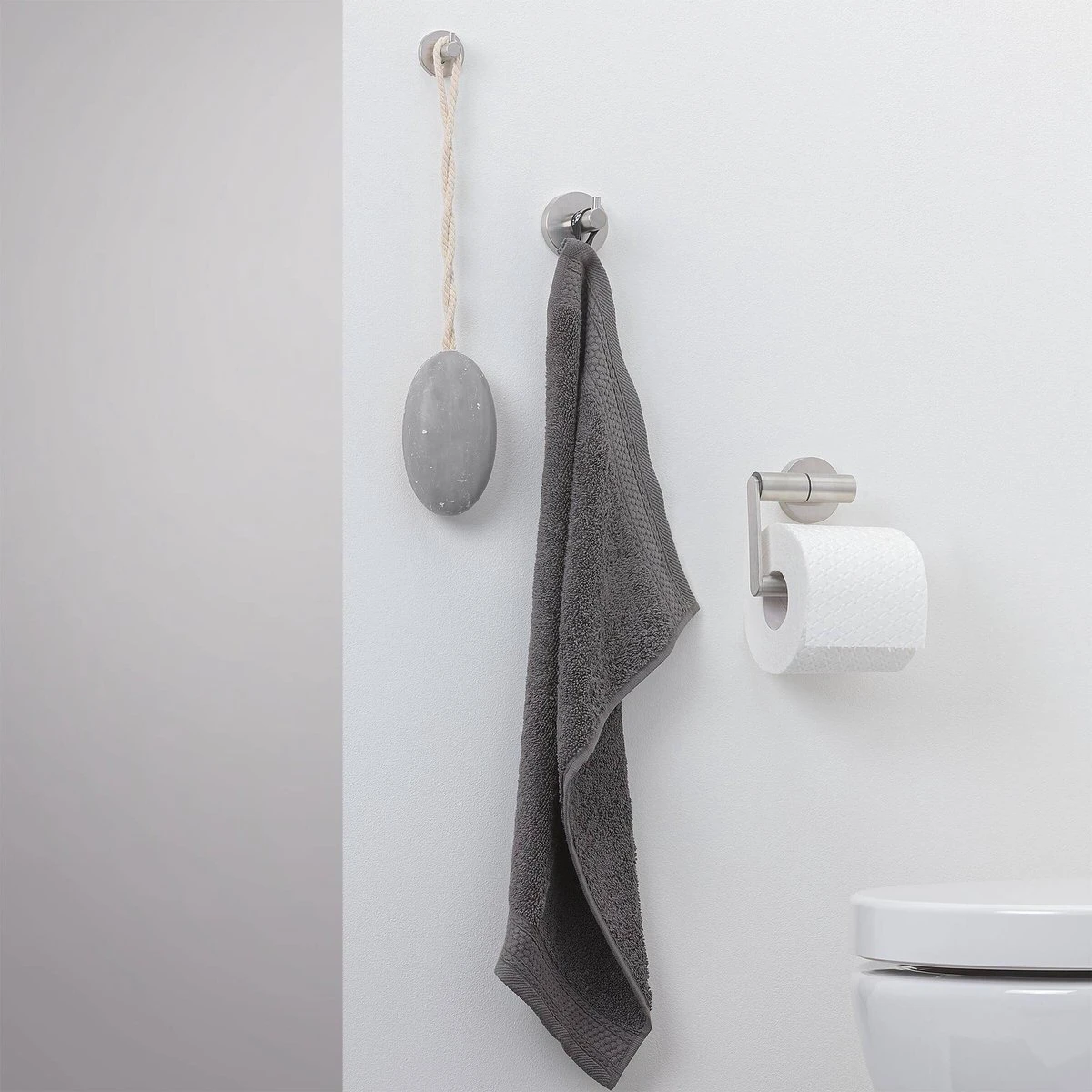 Tiger Boston - Handdoekhaak Klein - RVS Geborsteld 8 Tiger Boston - Handdoekhaak Klein - RVS Geborsteld - Afbeelding 8