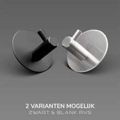 Handdoekhaakjes Set Zelfklevend Handdoekhouders Voor Badkamer En Keuken - 4 Stuks - RVS Mat Zwart 14 Handdoekhaakjes Set Zelfklevend Handdoekhouders Voor Badkamer En Keuken - 4 Stuks - RVS Mat Zwart -Merkloos Verkoop 1200x1200 793
