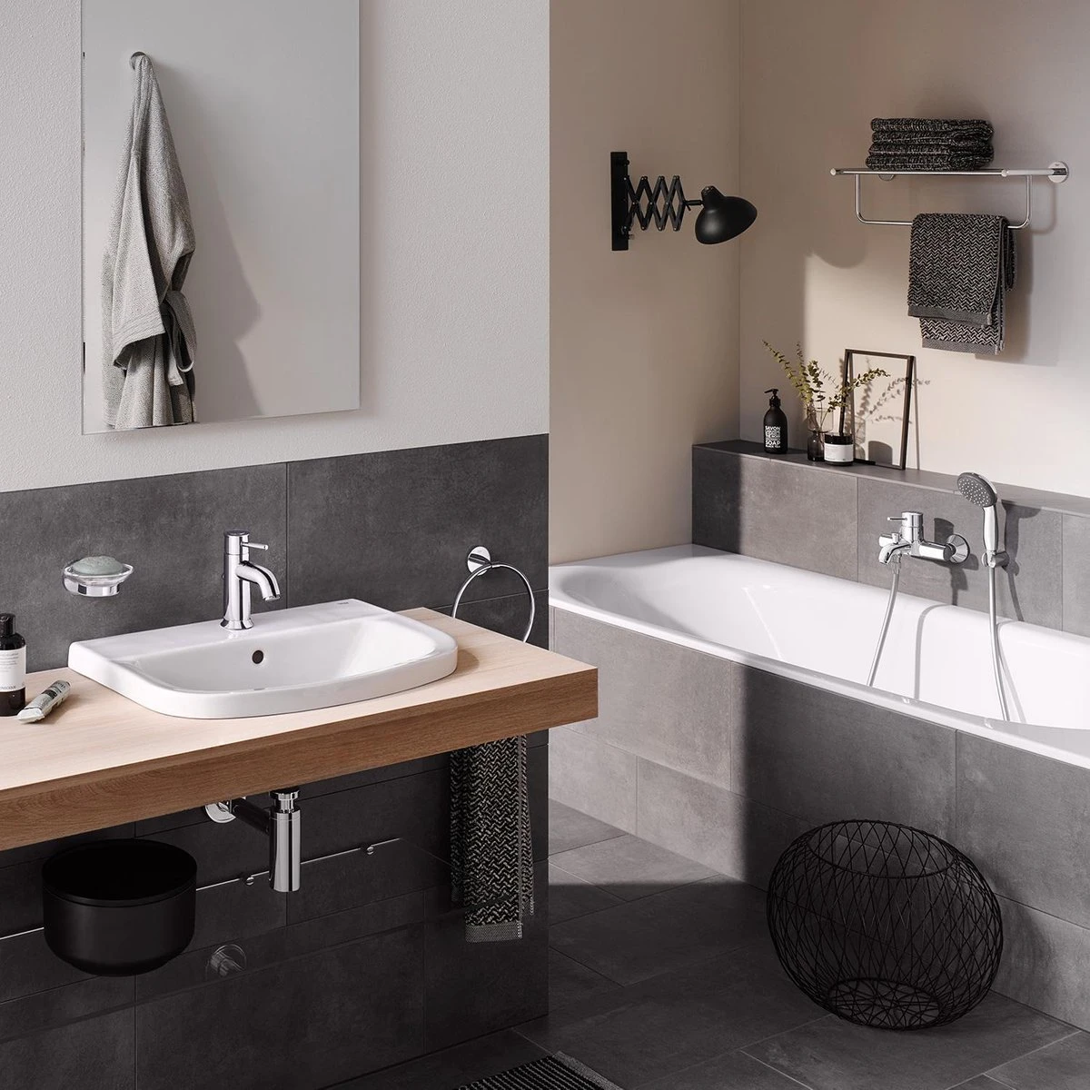 GROHE Essentials Badjashaak - Handdoekhaak - Metaal - Chroom - 40364001 6 GROHE Essentials Badjashaak - Handdoekhaak - Metaal - Chroom - 40364001 - Afbeelding 6