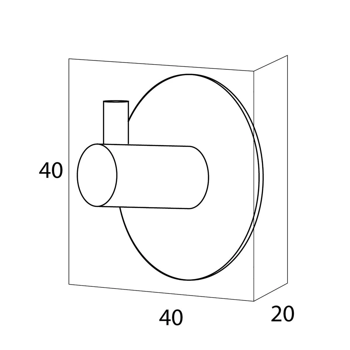 Tiger Rhino - Handdoekhaak - Chroom 2 Tiger Rhino - Handdoekhaak - Chroom - Afbeelding 2