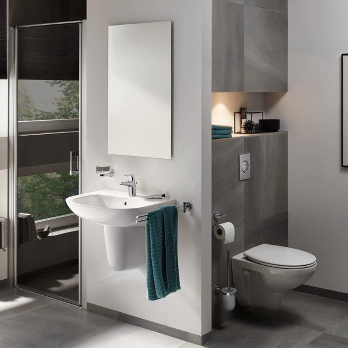 GROHE Essentials Handdoekhouder - Metaal - Chroom - 40371001 3 GROHE Essentials Handdoekhouder - Metaal - Chroom - 40371001 - Afbeelding 3