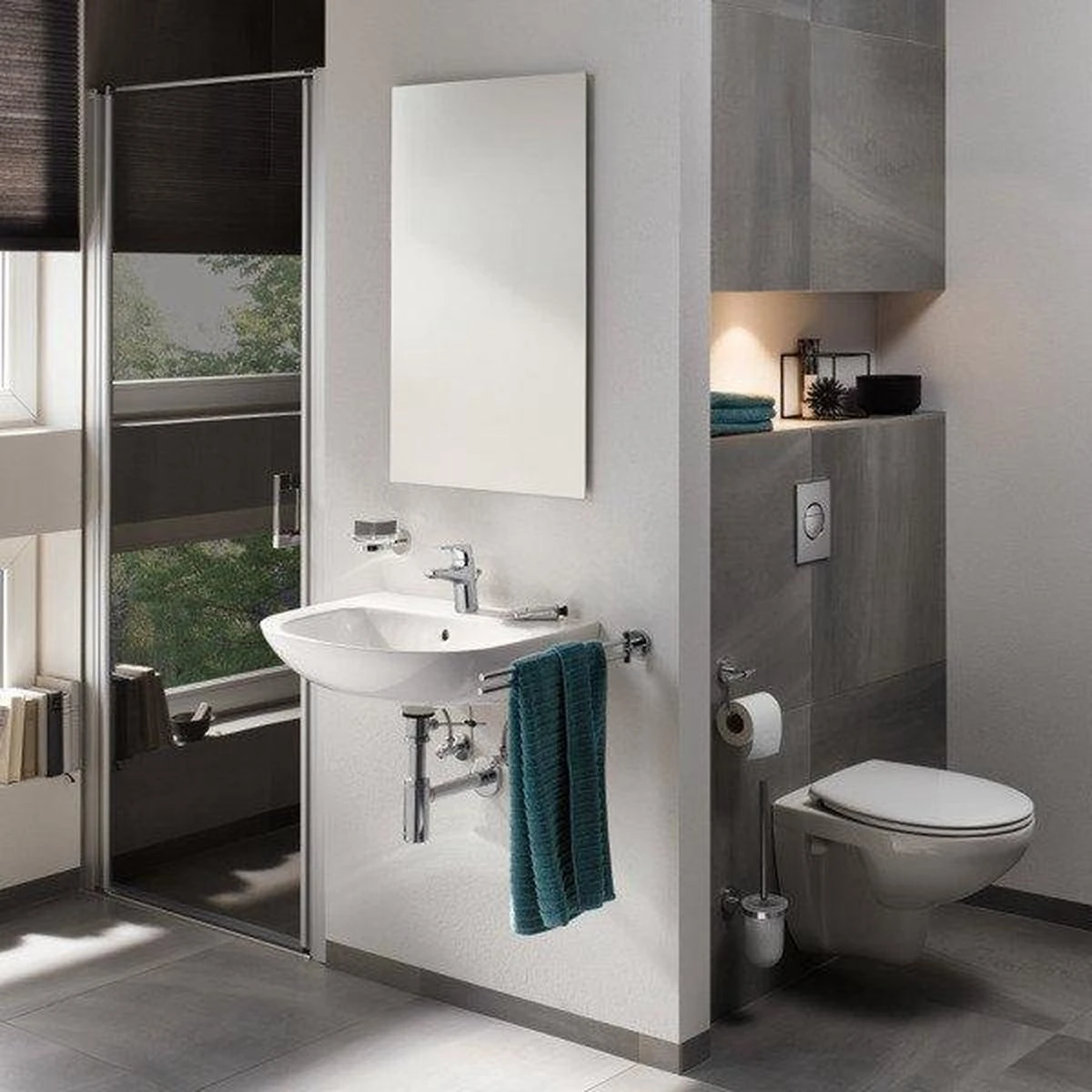 GROHE Essentials Handdoekhouder - Metaal - Chroom - 40371001 5 GROHE Essentials Handdoekhouder - Metaal - Chroom - 40371001 - Afbeelding 5