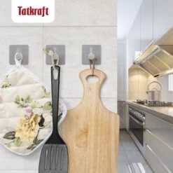 Tatkraft George Heavy Duty Zelfklevende Wandhaakjes - RVS Handdoekhouder Haak - Muur Ophang Zelfklevend Muurhaak Ophanghaakjes - Handdoekklem Keuken Ophanghaak Zonder Boren - Wand Theedoek / Handdoek Houder - Universeel Gebruik - Set Van 4 Stuks 12 Tatkraft George Heavy Duty Zelfklevende Wandhaakjes - RVS Handdoekhouder Haak - Muur Ophang Zelfklevend Muurhaak Ophanghaakjes - Handdoekklem Keuken Ophanghaak Zonder Boren - Wand Theedoek / Handdoek Houder - Universeel Gebruik - Set Van 4 Stuks -Merkloos Verkoop 1200x1200 840