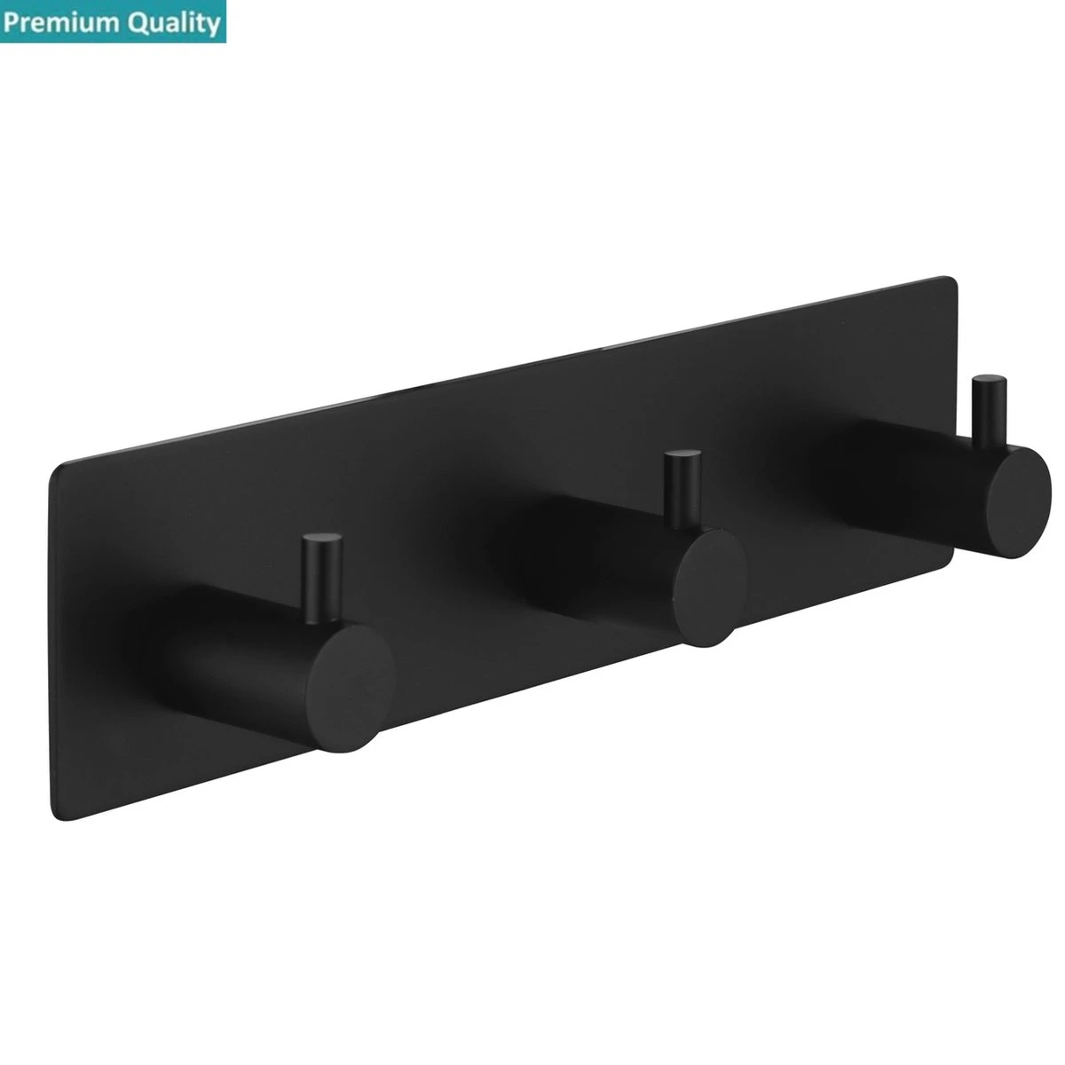 Merkloos Handdoekhaakjes - 3 In 1 Handdoekhaak - Wandhaak - Muurhaak - Zwart 1 Merkloos Handdoekhaakjes - 3 In 1 Handdoekhaak - Wandhaak - Muurhaak - Zwart