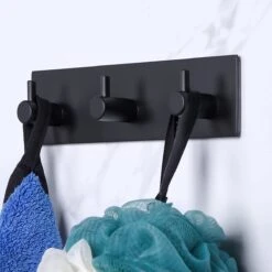 Merkloos Handdoekhaakjes - 3 In 1 Handdoekhaak - Wandhaak - Muurhaak - Zwart 19 Merkloos Handdoekhaakjes - 3 In 1 Handdoekhaak - Wandhaak - Muurhaak - Zwart -Merkloos Verkoop 1200x1200 859