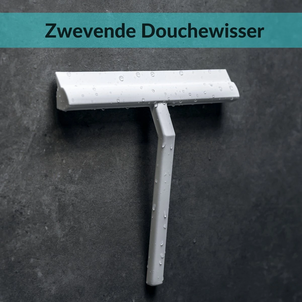 Douchewisser Wit Met Magneetstrip - Badkamer Accessoires - Raamwisser - Trekker Douche - Silicone - 21cm X 20cm 1 Douchewisser Wit Met Magneetstrip - Badkamer Accessoires - Raamwisser - Trekker Douche - Silicone - 21cm X 20cm