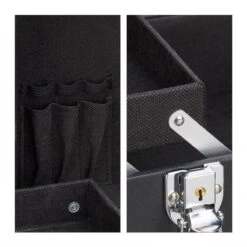 Relaxdays Make Up Koffer Met Spiegel - Zonder Inhoud - Met Slot - Cosmetica Koffer Dames -Merkloos Verkoop 1200x1200 87