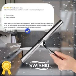Douchewisser Met Ophangsysteem - Raamwisser - Raamtrekker - RVS - Extra Siliconen Strip 11 Douchewisser Met Ophangsysteem - Raamwisser - Raamtrekker - RVS - Extra Siliconen Strip -Merkloos Verkoop 1200x1200 871