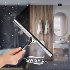 Douchewisser Met Ophangsysteem - Raamwisser - Raamtrekker - RVS - Extra Siliconen Strip 13 Douchewisser Met Ophangsysteem - Raamwisser - Raamtrekker - RVS - Extra Siliconen Strip -Merkloos Verkoop 1200x1200 873