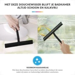 Douchewisser Met Ophanghaak – Trekker Douche – Douchetrekker Voor Badkamer – Raamwisser Douche – Zwart 9 Douchewisser Met Ophanghaak – Trekker Douche – Douchetrekker Voor Badkamer – Raamwisser Douche – Zwart -Merkloos Verkoop 1200x1200 876