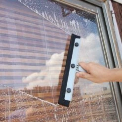 Vitamo™ Premium 2-in-1 Badkamer Vloerwisser Lang Met Ophangsysteem - Douchewisser Met Afdraaibare Wisser - Raamwisser - 180° Draaiend - Uitschuifbaar 70/125 CM - Grijs -Merkloos Verkoop 1200x1200 882