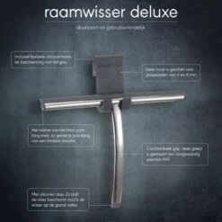 Sealskin Deluxe Raamwisser Inclusief Flexibele Glashaak - RVS Gepolijst 8 Sealskin Deluxe Raamwisser Inclusief Flexibele Glashaak - RVS Gepolijst -Merkloos Verkoop 1200x1200 925