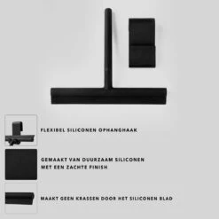 Douchewisser Zwart Met Ophangsysteem- Badkamer Accessoires- Raamwisser- Trekker Douche- Silicone- 21cm X 16cm 15 Douchewisser Zwart Met Ophangsysteem- Badkamer Accessoires- Raamwisser- Trekker Douche- Silicone- 21cm X 16cm -Merkloos Verkoop 1200x1200 931