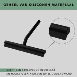 Douchewisser Zwart Met Ophangsysteem- Badkamer Accessoires- Raamwisser- Trekker Douche- Silicone- 21cm X 16cm 16 Douchewisser Zwart Met Ophangsysteem- Badkamer Accessoires- Raamwisser- Trekker Douche- Silicone- 21cm X 16cm -Merkloos Verkoop 1200x1200 932