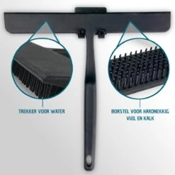 Vannons - Douchewisser Zwart - Douche Trekker Met Zelfklevende Ophanghaak - Met Borstel - Siliconen - Zwart 10 Vannons - Douchewisser Zwart - Douche Trekker Met Zelfklevende Ophanghaak - Met Borstel - Siliconen - Zwart -Merkloos Verkoop 1200x1200 948