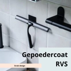 Douchewisser Met Ophanghaak En 2 Extra Strips - Raamwisser Voor Douche - Raamtrekker Zwart 17 Douchewisser Met Ophanghaak En 2 Extra Strips - Raamwisser Voor Douche - Raamtrekker Zwart -Merkloos Verkoop 1200x1200 955