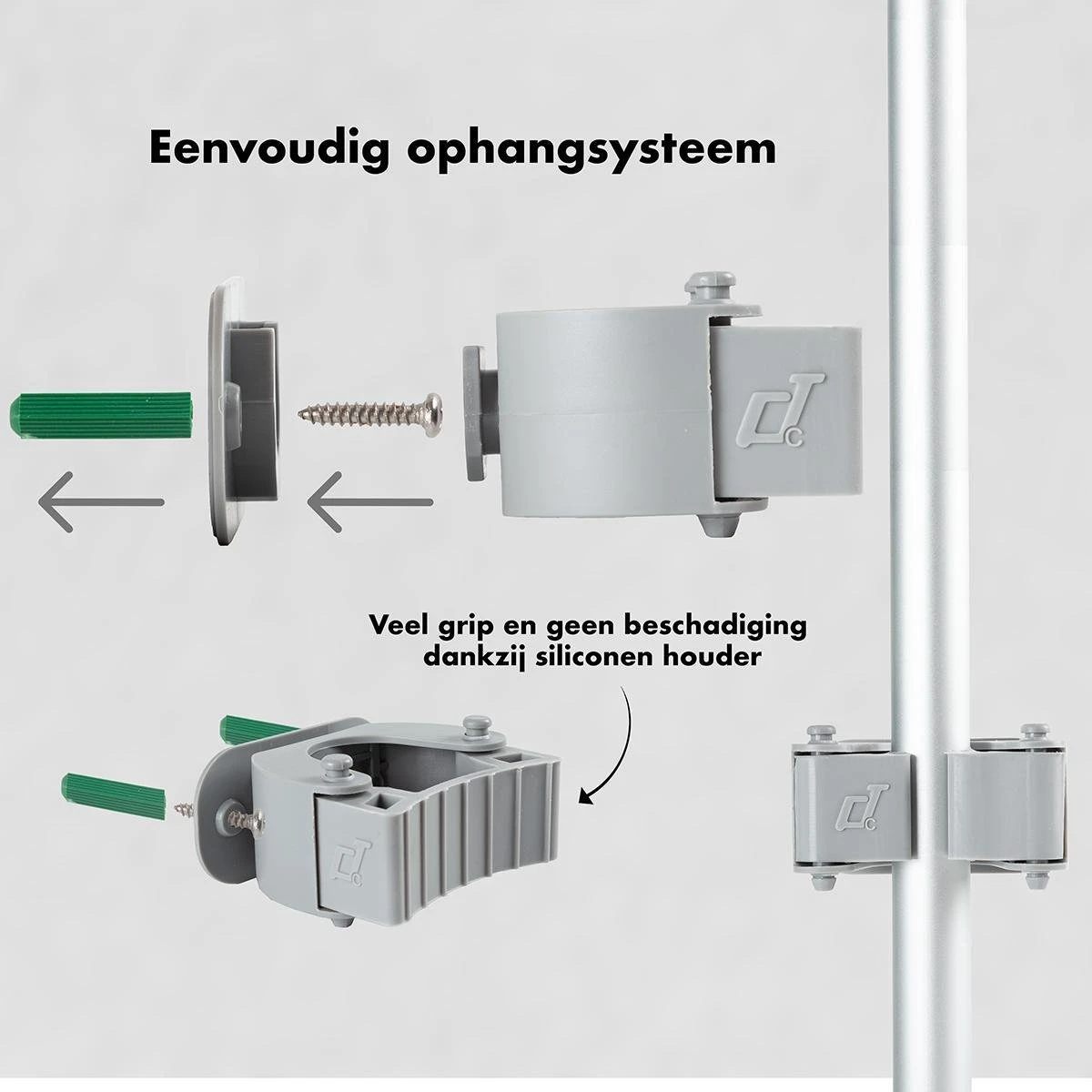 Chaton® Vloertrekker Lang Met Ophangsysteem - Afdraaibare Wisser - Douchewisser - Trekker Douche - Vloerwisser - Uitschuifbaar 70cm Tot 125cm 3 Chaton® Vloertrekker Lang Met Ophangsysteem - Afdraaibare Wisser - Douchewisser - Trekker Douche - Vloerwisser - Uitschuifbaar 70cm Tot 125cm - Afbeelding 3
