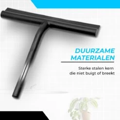 Minismus Extra Brede Douchewisser Met Ophanghaak - Raamwisser - Silicone Douchetrekker Badkamer - 33 Cm Breed - Zwart -Merkloos Verkoop 1200x1200 985