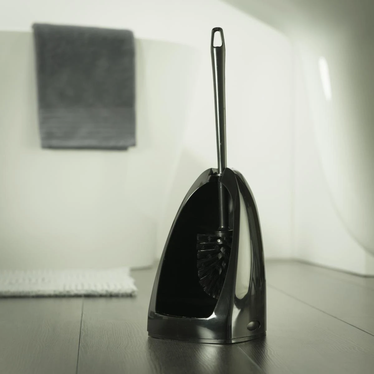 Tiger Toiletborstel Met Houder - Zwart 3 Tiger Toiletborstel Met Houder - Zwart - Afbeelding 3