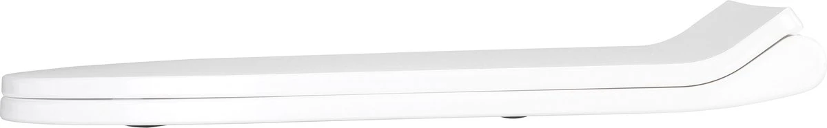 WENKO WC Bril Habos - Wit Thermoplast - Easy-Close Sluiting - Fix-Clip Bevestiging In RVS - Toiletbril - Toiletzitting 5 WENKO WC Bril Habos - Wit Thermoplast - Easy-Close Sluiting - Fix-Clip Bevestiging In RVS - Toiletbril - Toiletzitting - Afbeelding 5